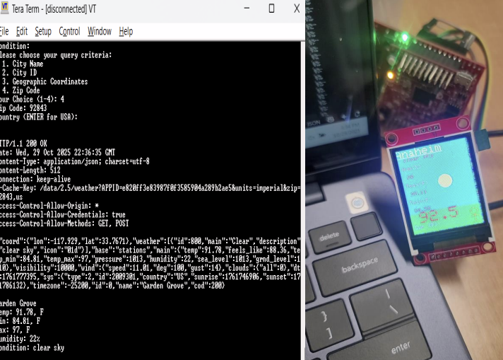 Embedded Weather Forecaster